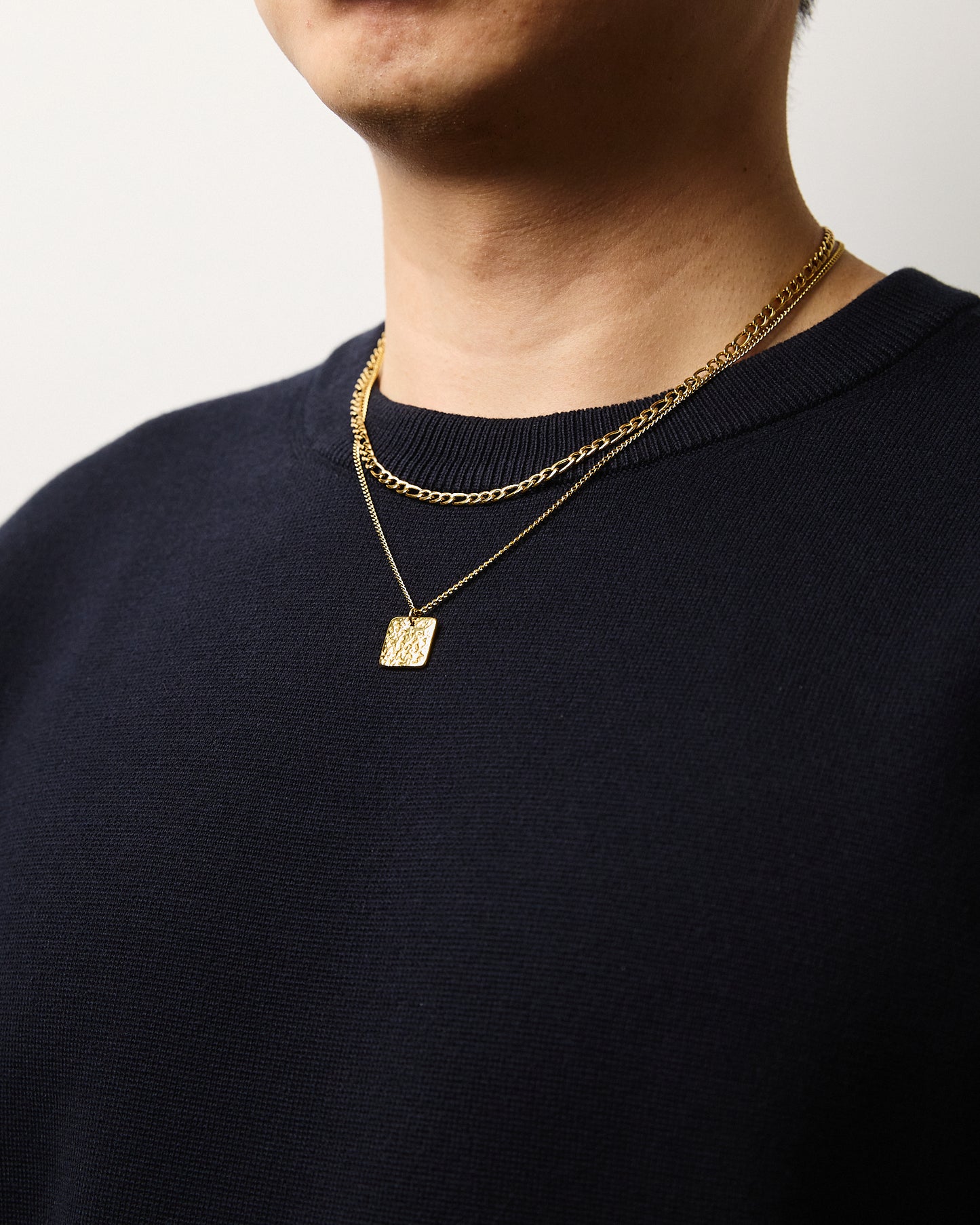 Layered Terra Necklace Gold