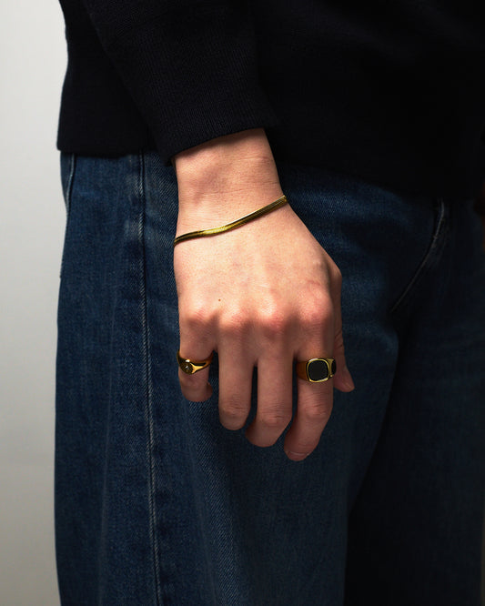 Herringbone Bracelet Gold