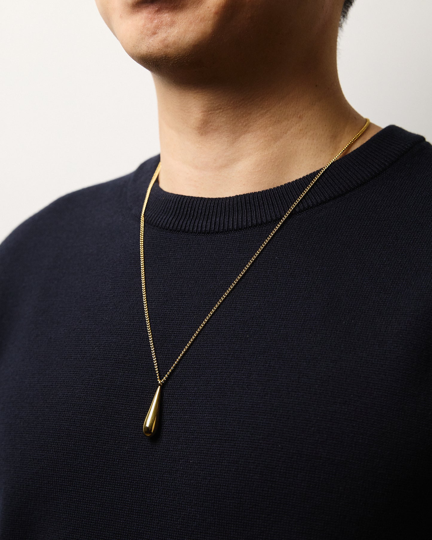 Dew Pendant Necklace Gold
