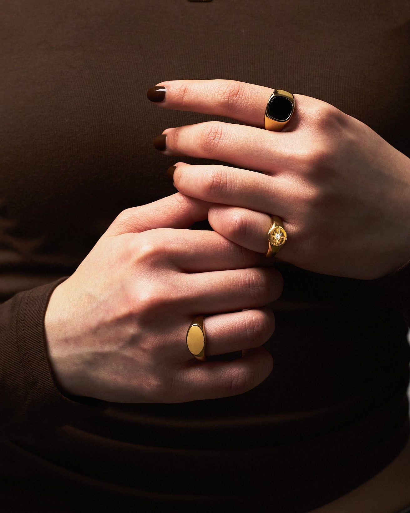 Oval Signet Ring GOLD
