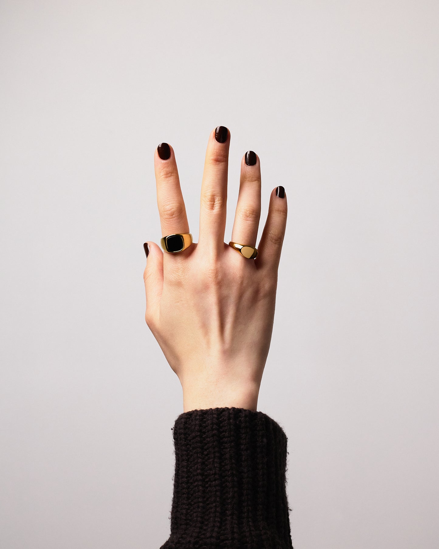Noir Square Ring GOLD