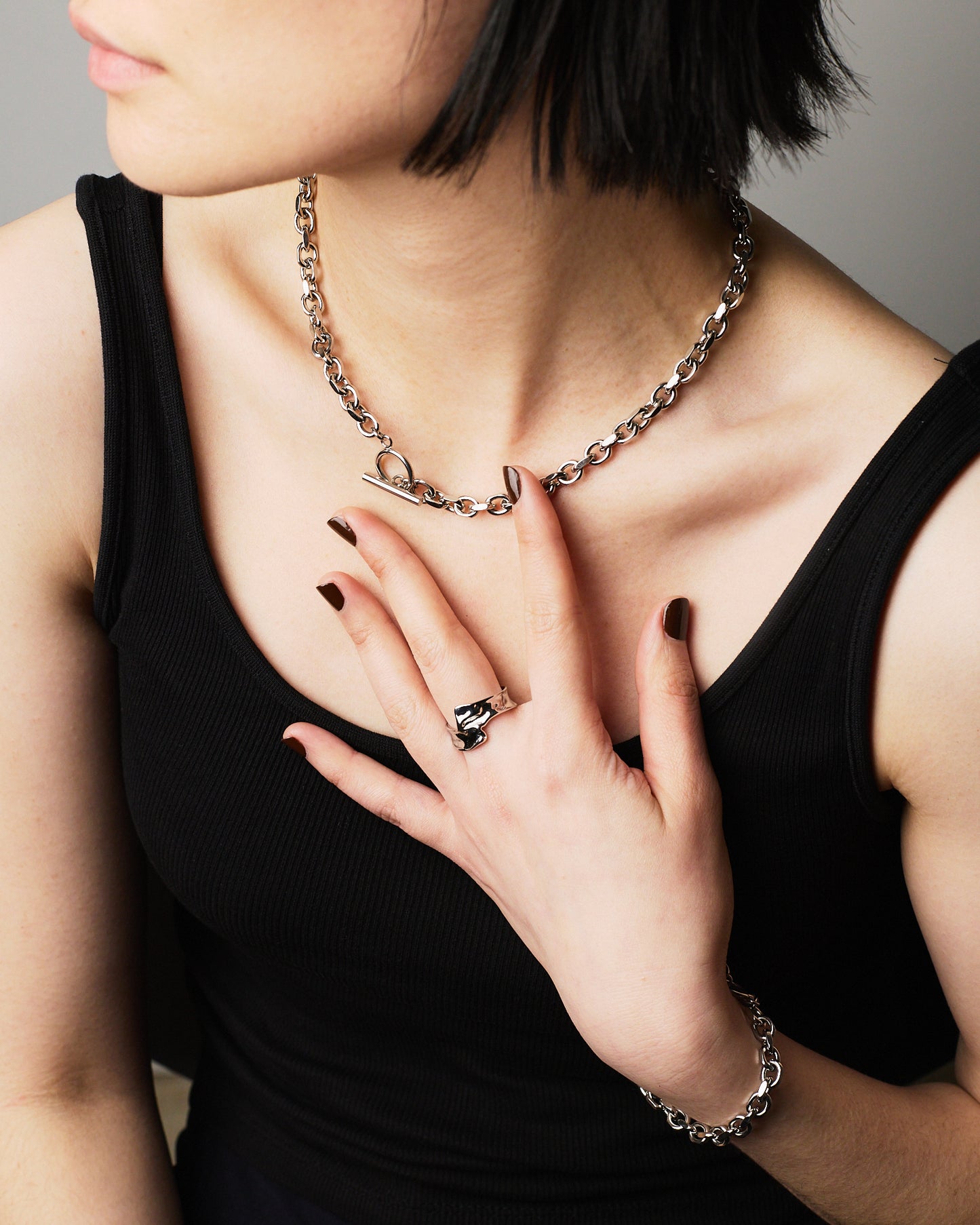 T-Bar Cable Necklace