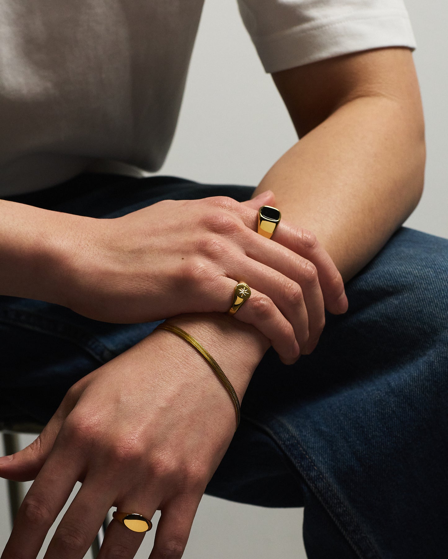 Herringbone Bracelet Gold