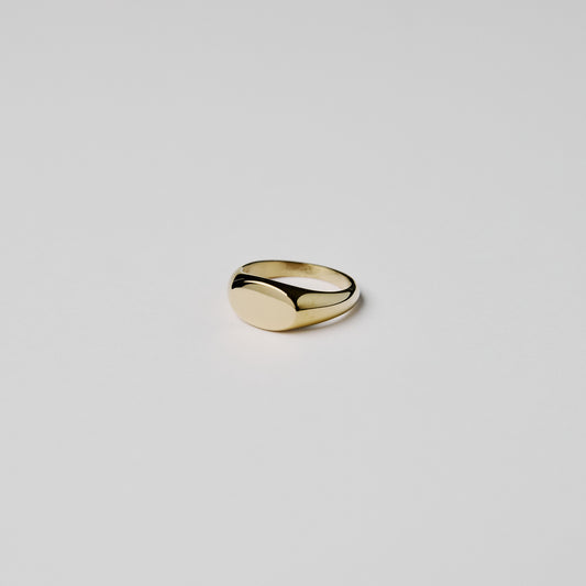 Oval Signet Ring GOLD